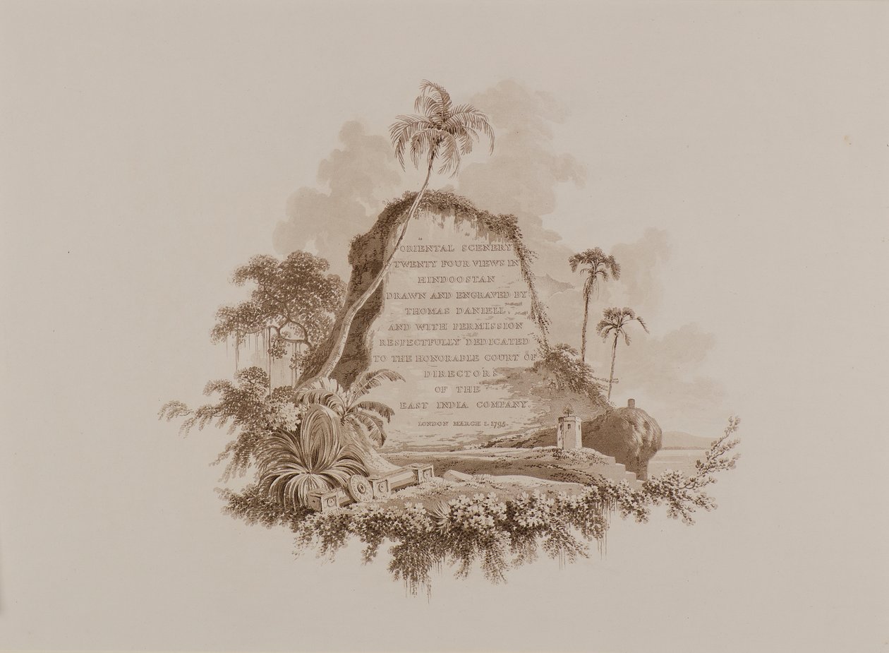 Frontispiz von Thomas Daniell