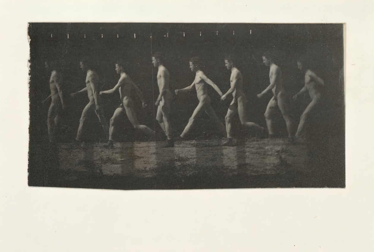 Marey-Rad-Fotografien eines unbekannten Modells von Thomas Eakins