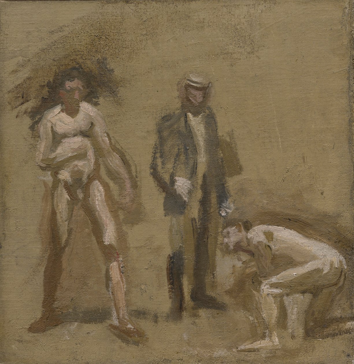 Taking the Count, Studie von Thomas Eakins