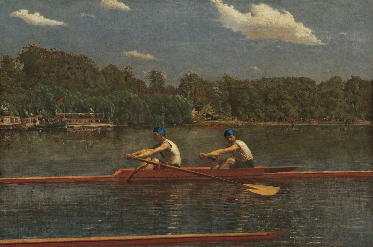 Die Biglin-Brüder beim Rennen von Thomas Eakins