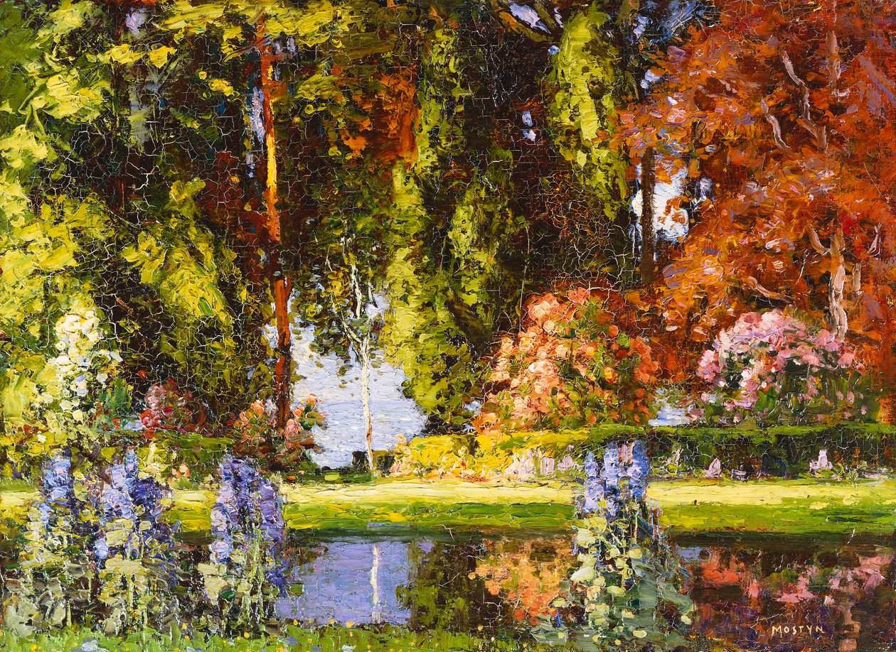 Der Garten am Meer von Thomas Edwin Mostyn