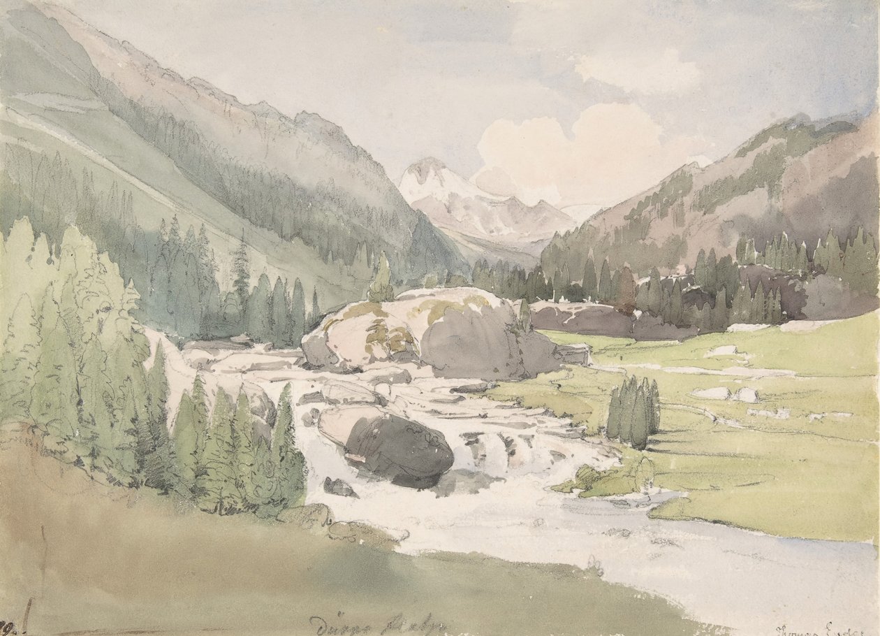 Bergtal von Thomas Ender