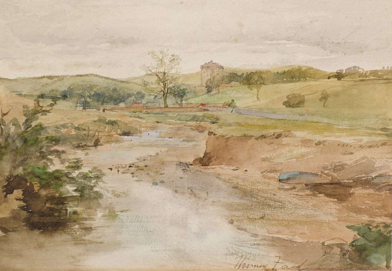 Das alte Schloss von Thomas Faed