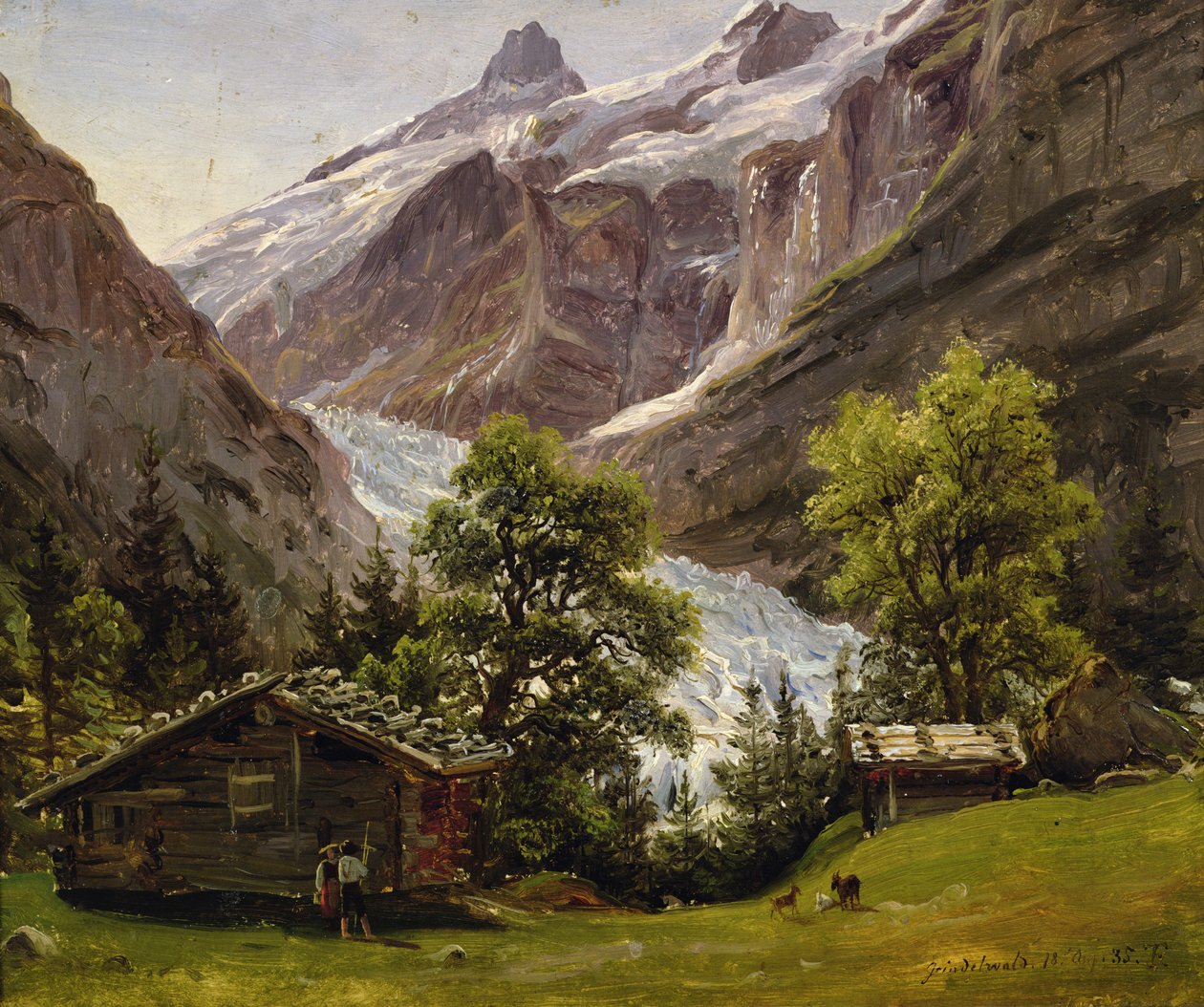 Grindelwald, Schweiz von Thomas Fearnley