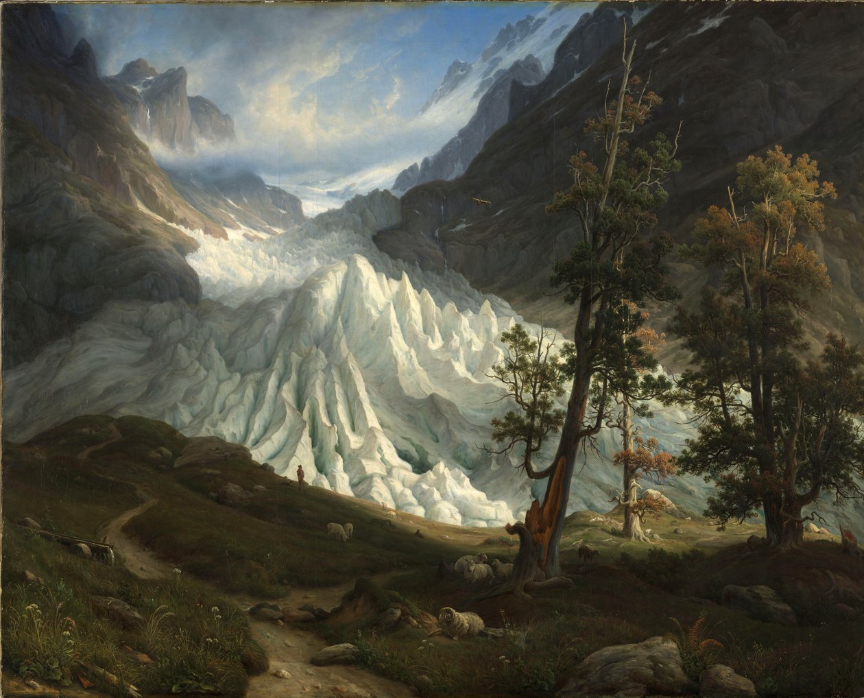Grindelwaldgletscher von Thomas Fearnley