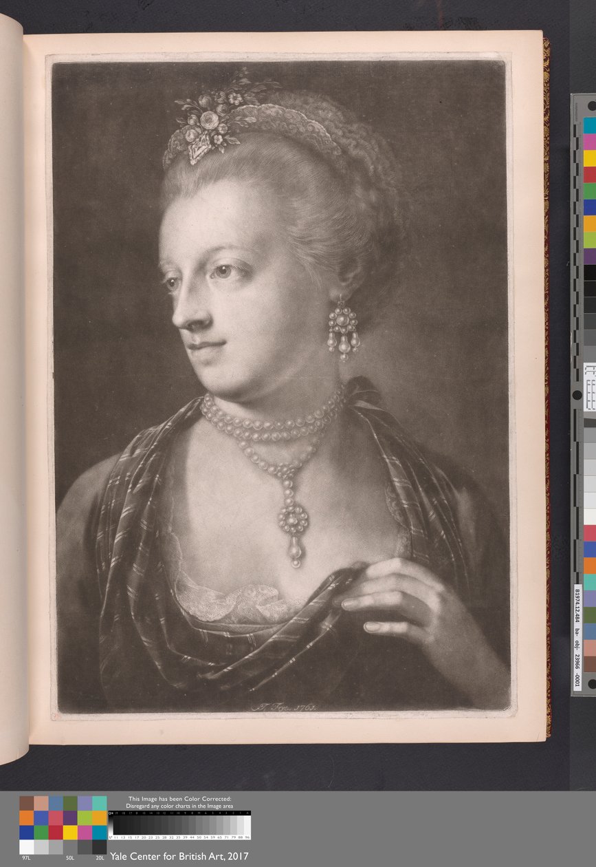 Dame, elegant gekleidet von Thomas Frye
