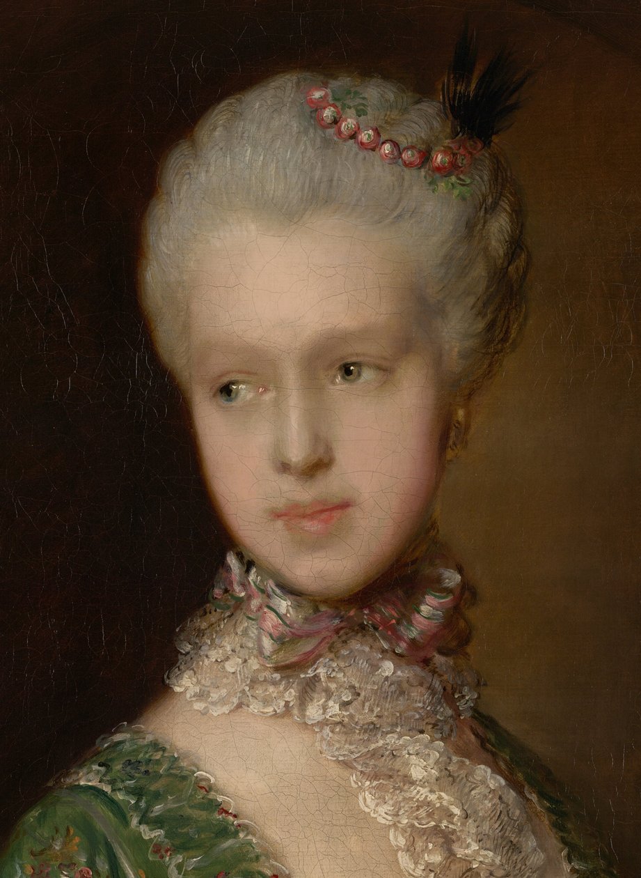 Elizabeth Wrottesley, spätere Herzogin von Grafton von Thomas Gainsborough