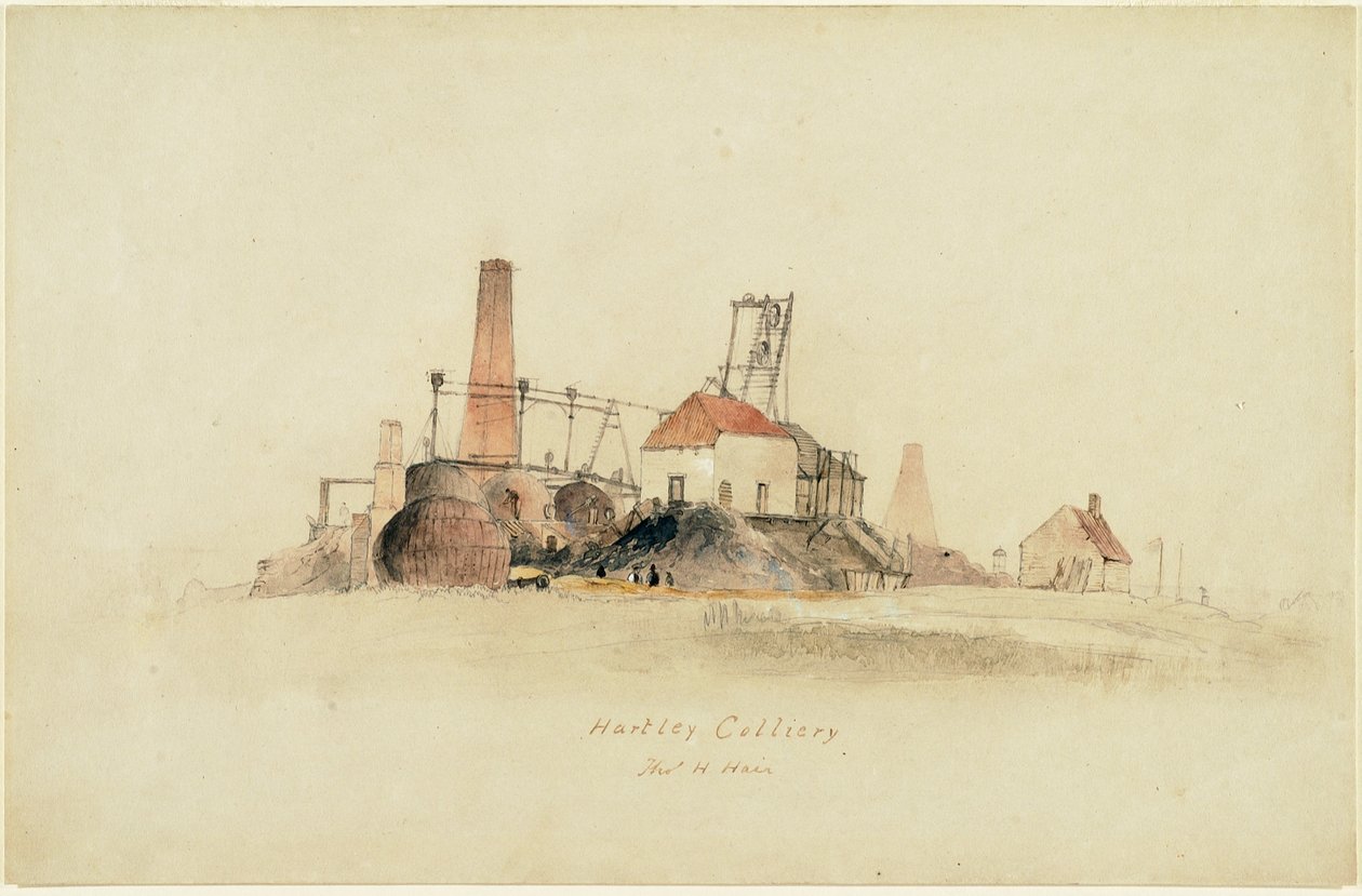Hartley Colliery von Thomas H. Hair