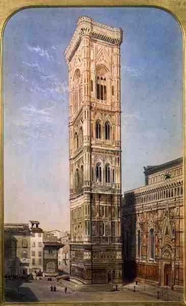 Giottos Turm, Florenz von Thomas Hartley Cromek