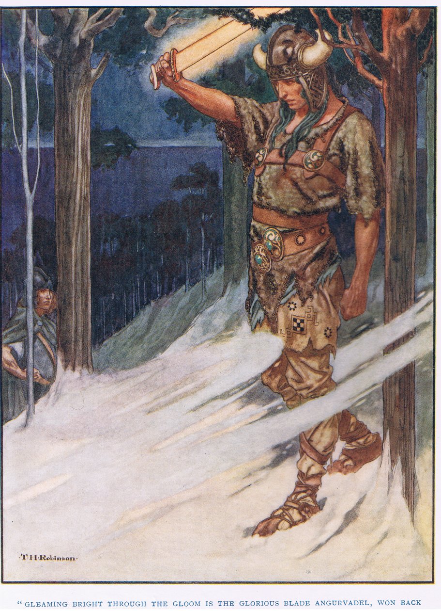Weiß leuchtend durch das Dunkel von Thomas Heath Robinson