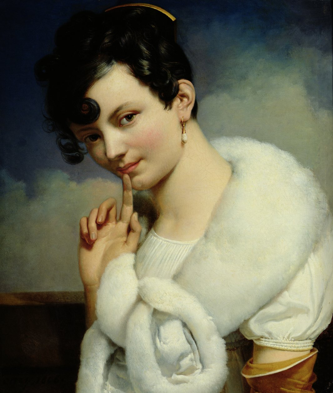 Porträt einer Frau von Thomas Henry