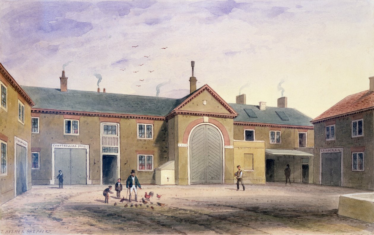 Der Stadtgrünhof, 1855 von Thomas Hosmer Shepherd