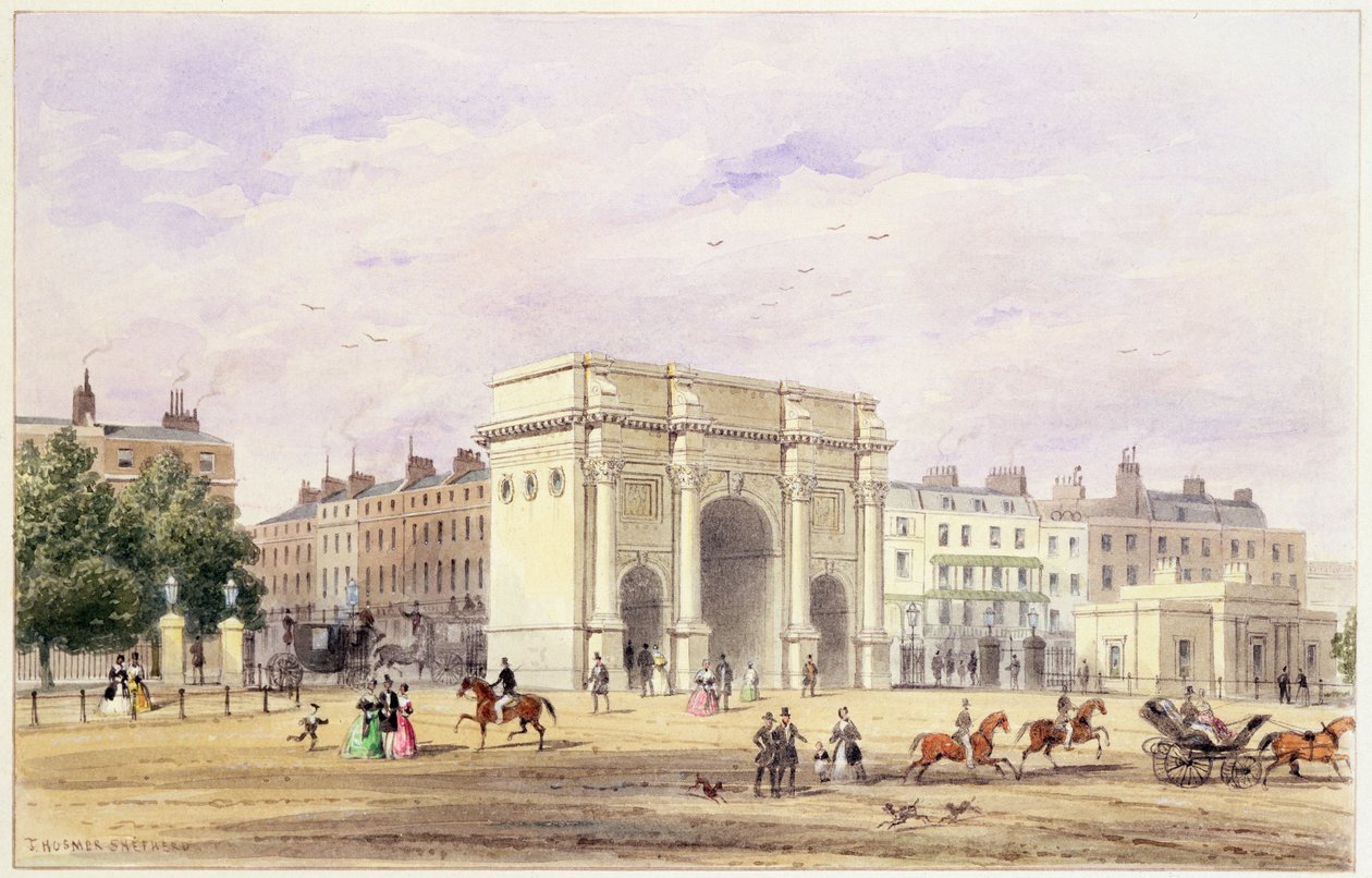 Der Marble Arch von Thomas Hosmer Shepherd