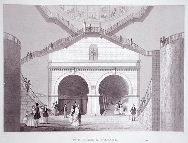 Der Themsetunnel, c.1851-55 von Thomas Hosmer Shepherd