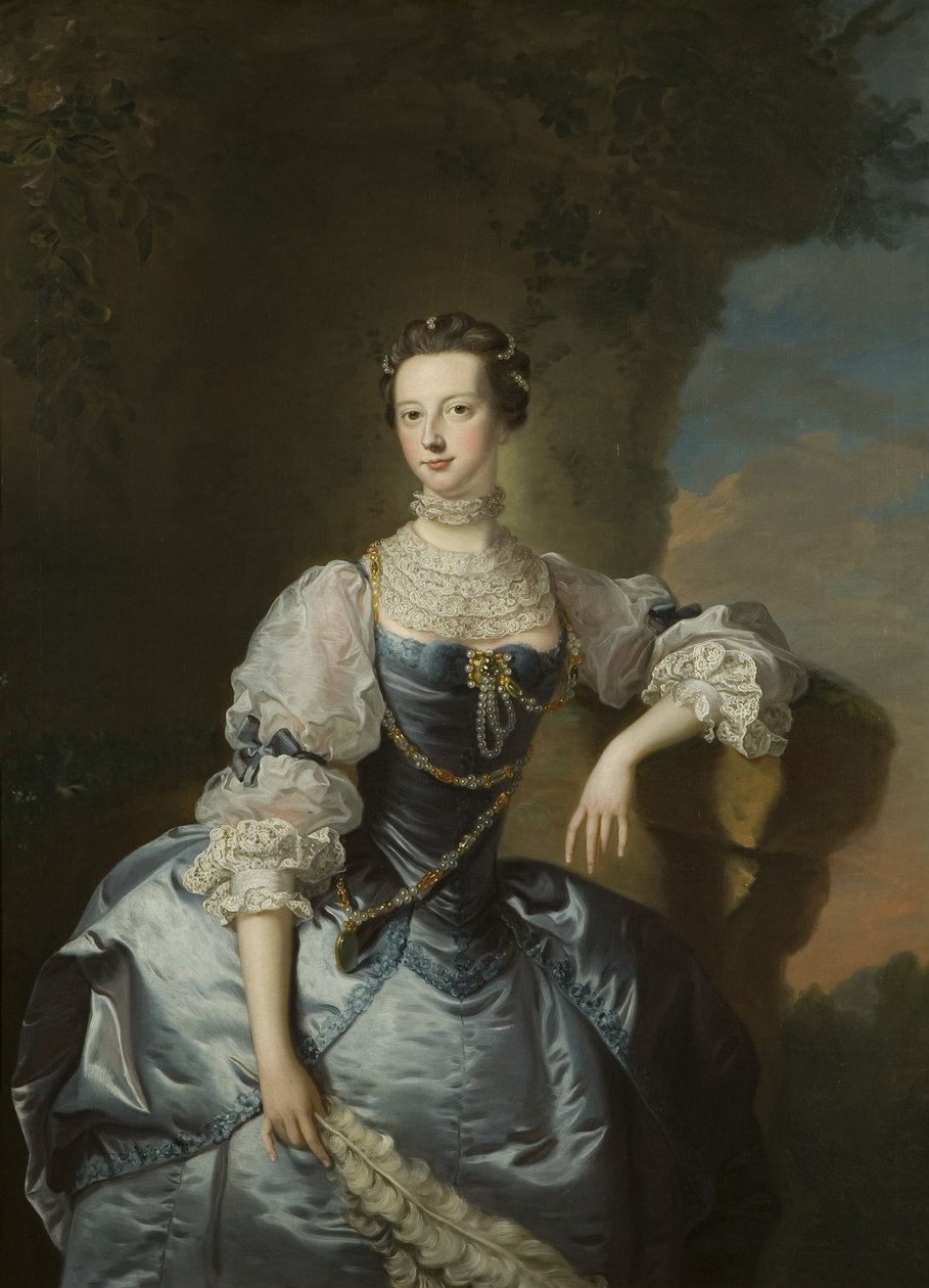 Porträt von Mrs. Emma Harvey von Thomas Hudson