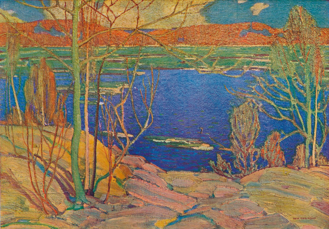 Frühlingseis, 1916 von Tom Thomson