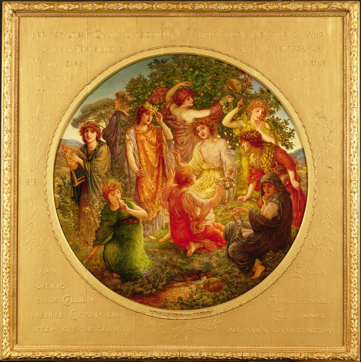 Apollo und die Musen von Thomas Matthews Rooke
