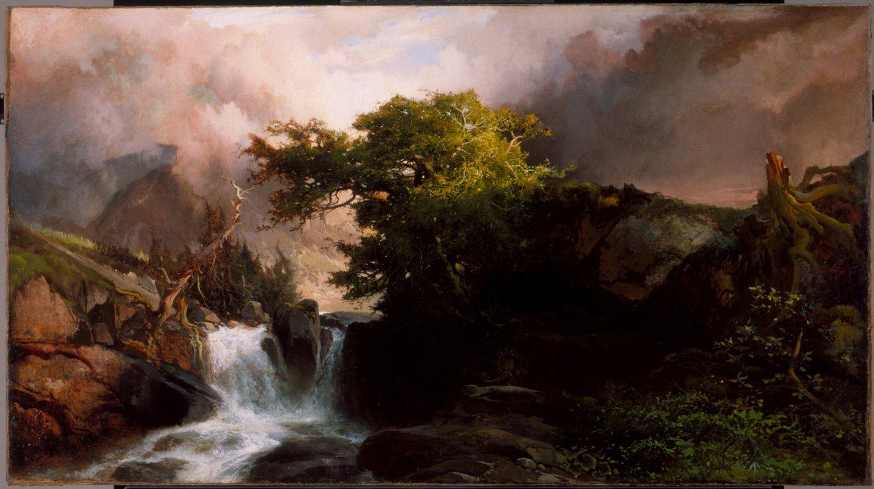 Ein Bergbach, 1869 von Thomas Moran
