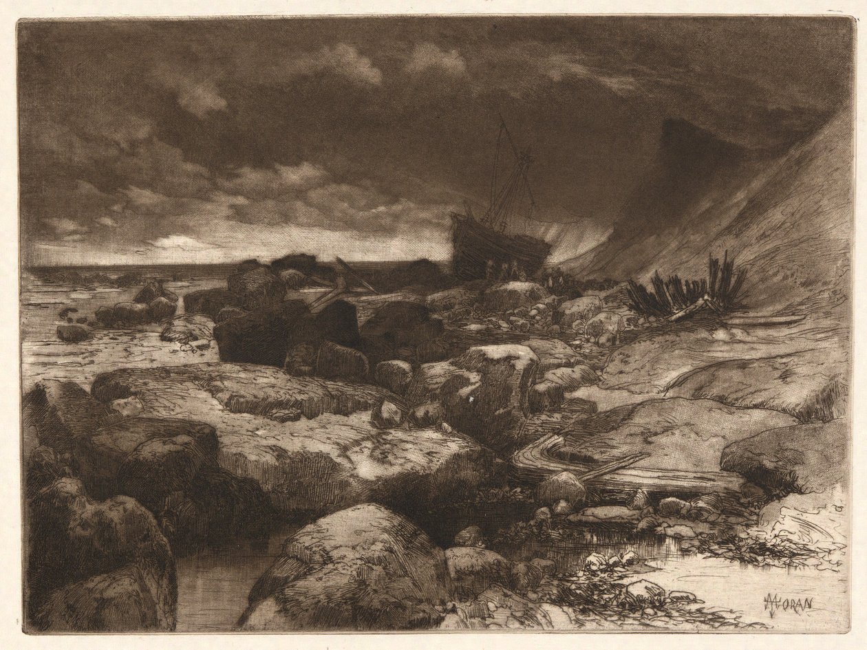 Ein Wrack von Thomas Moran