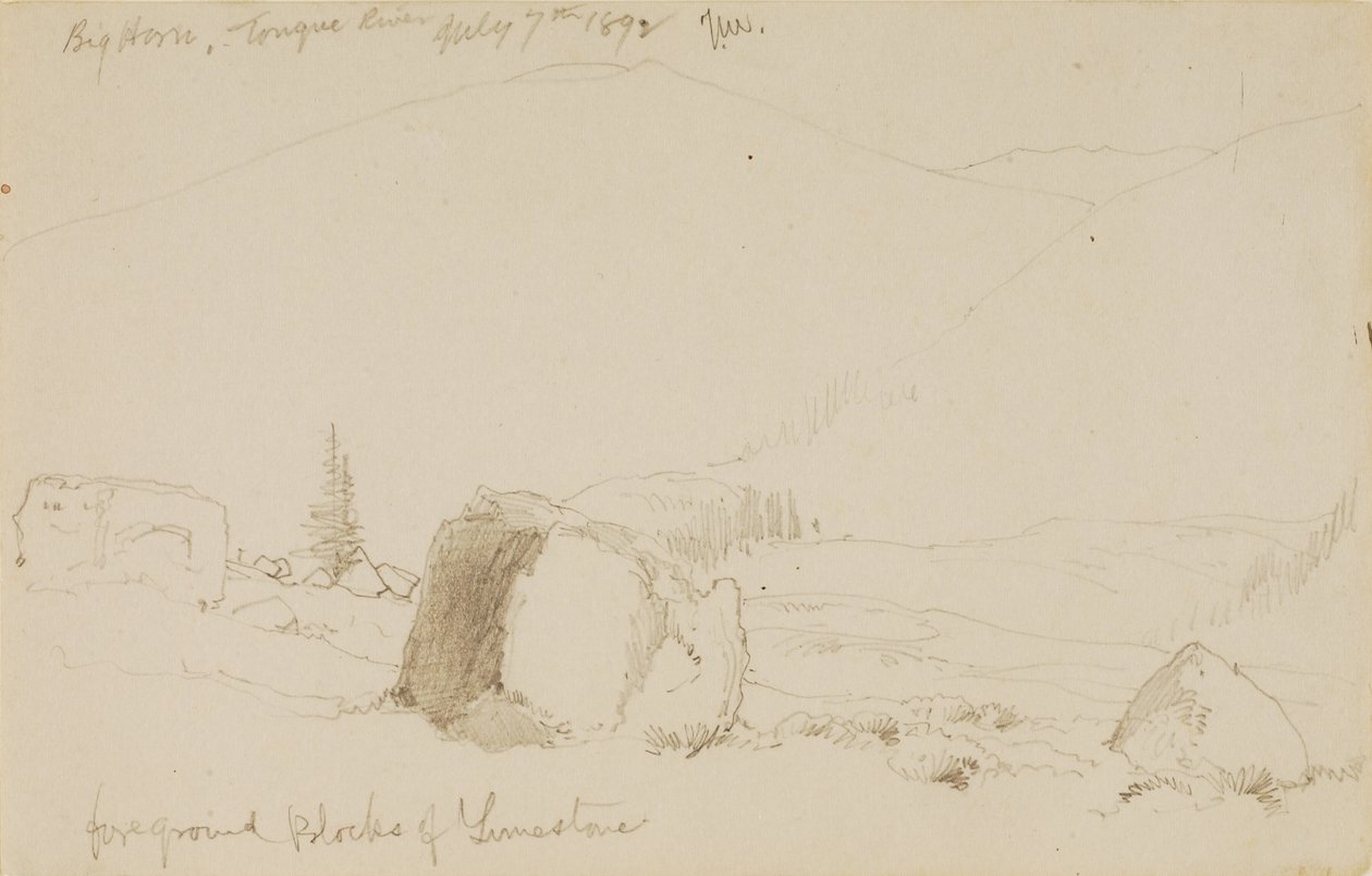 Big Horn, Tongue River von Thomas Moran