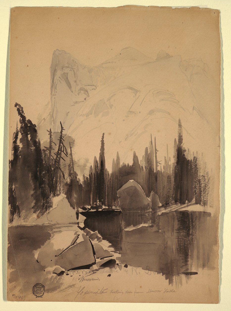 Mirror Lake, Yosemite von Thomas Moran