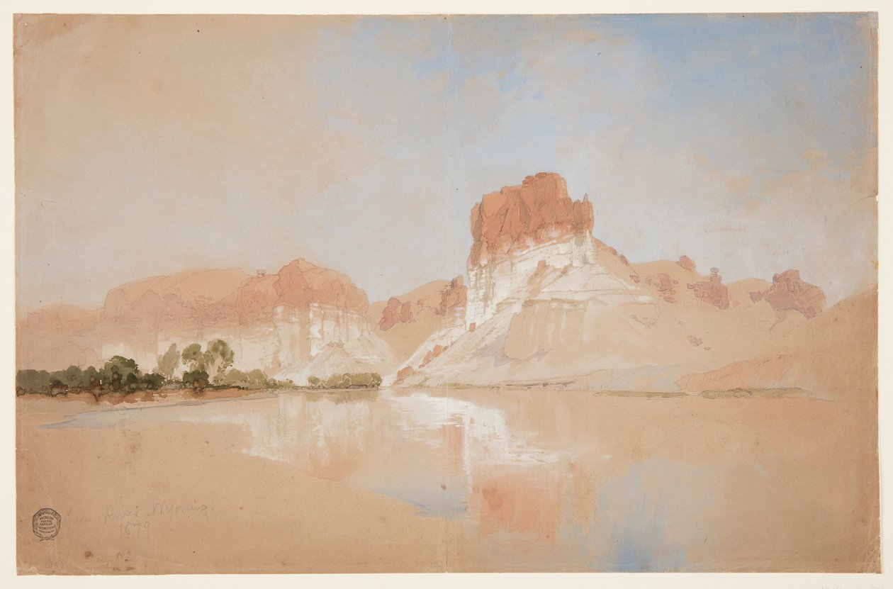 Green River, Wyoming Territory von Thomas Moran