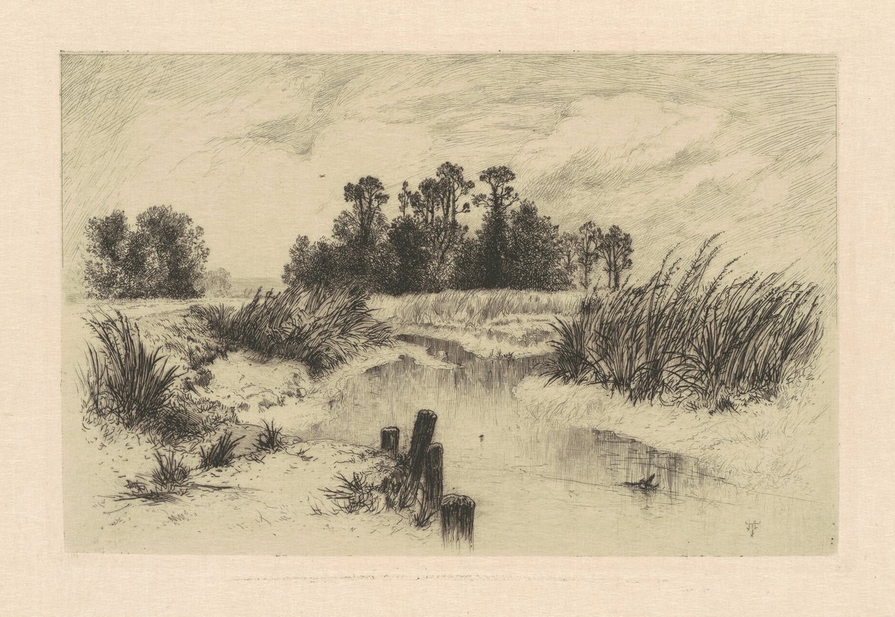 In den Newark-Wiesen von Thomas Moran