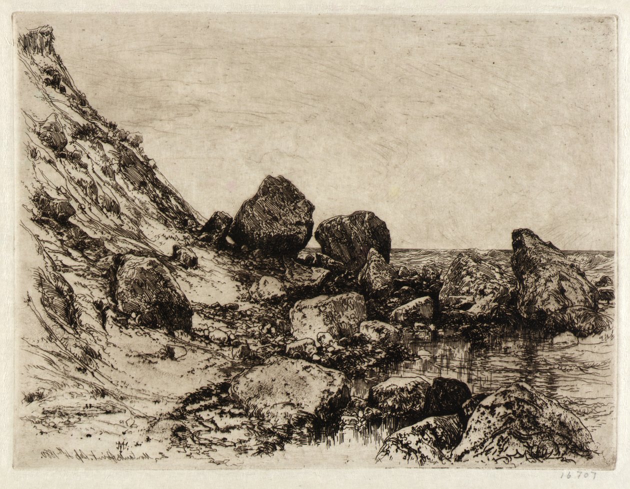 Montauk Point von Thomas Moran