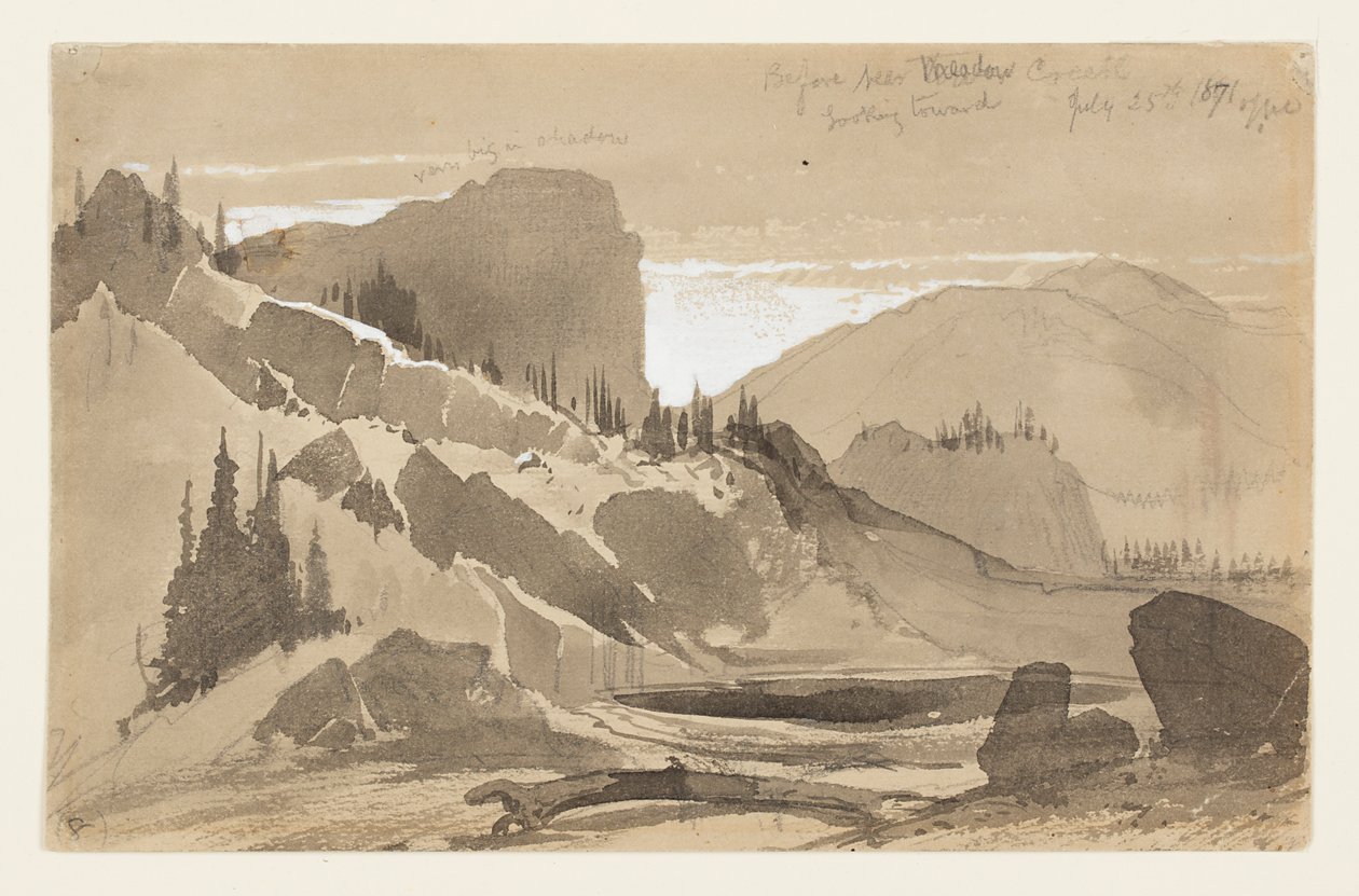 In der Nähe von Meadow Creek, Utah von Thomas Moran