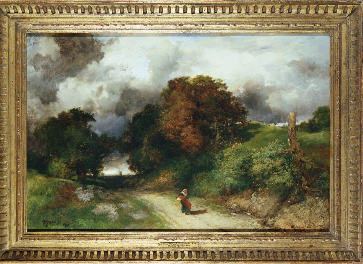 Windiger Hügel, Amagansett, Long Island, 1901 von Thomas Moran