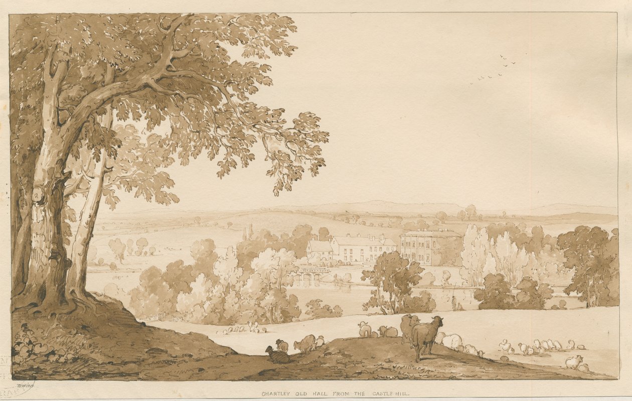 Chartley Hall von Thomas Peploe Wood