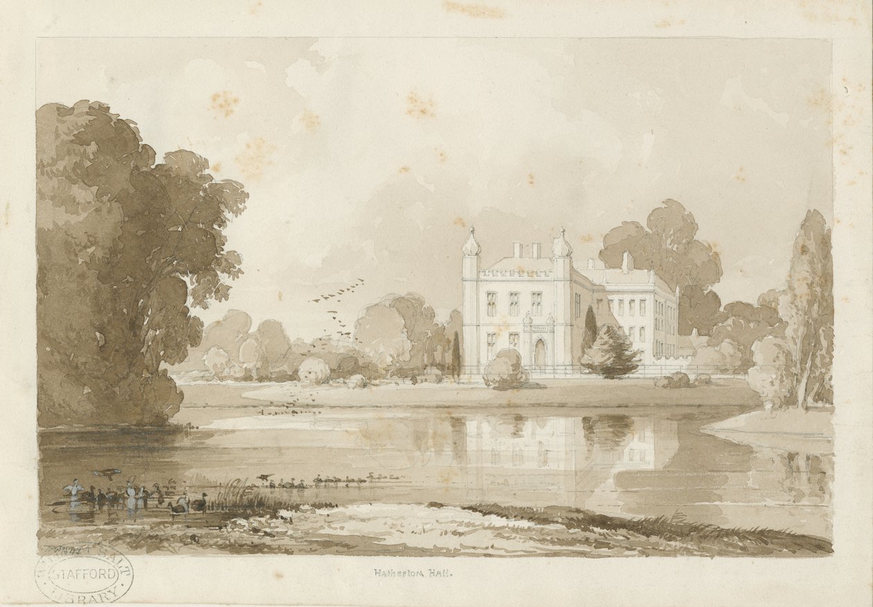 Hatherton Hall von Thomas Peploe Wood