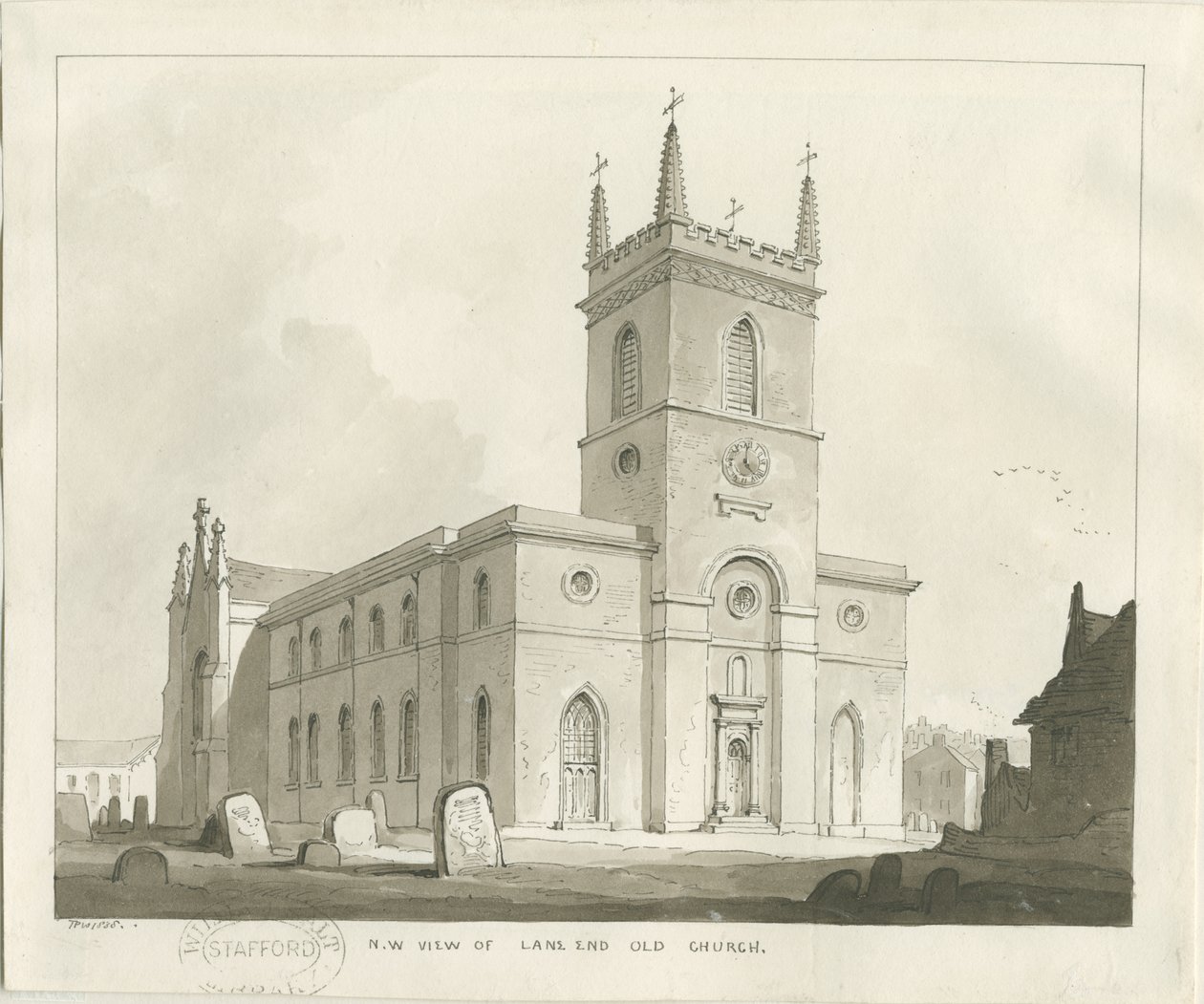 Lane End Kirche (Longton) von Thomas Peploe Wood