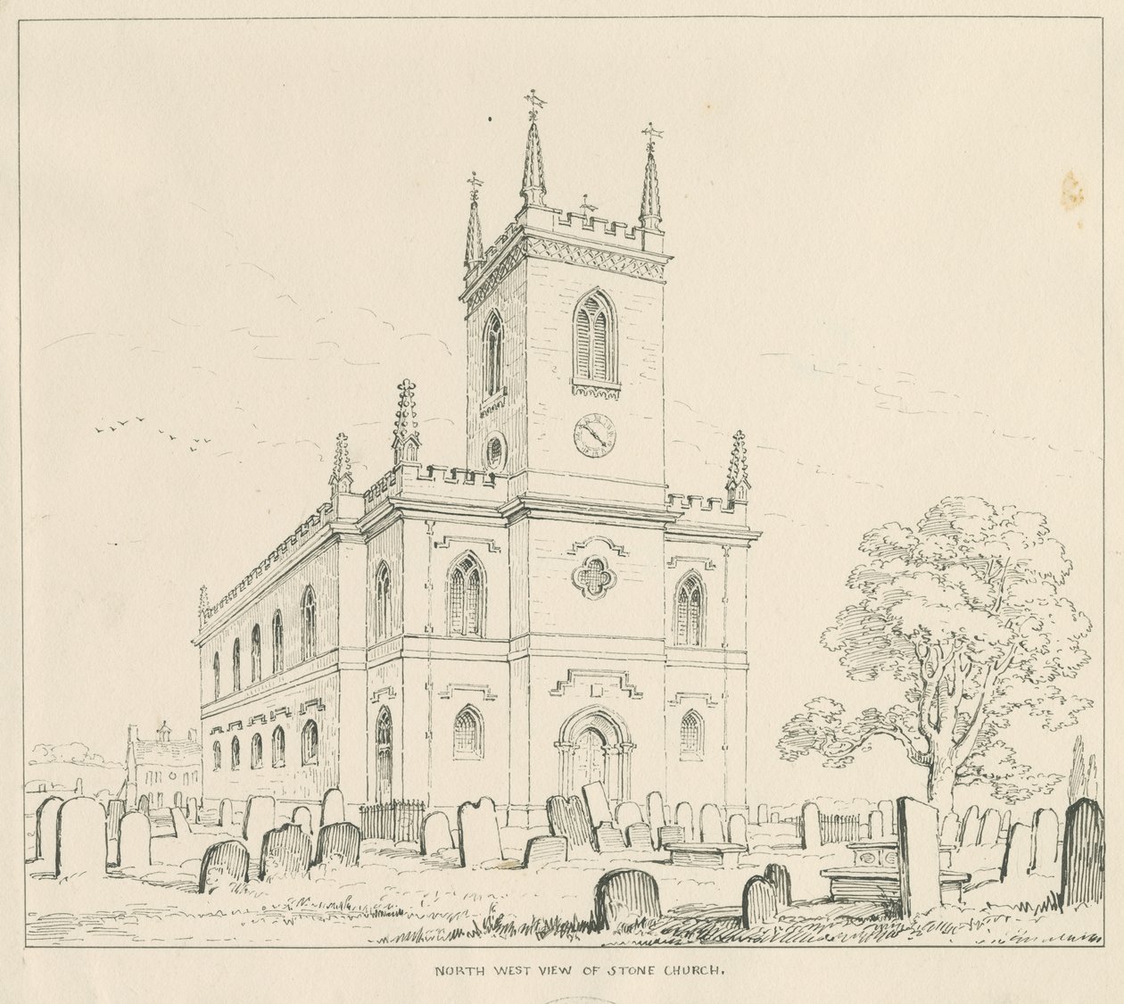 Stone Kirche von Thomas Peploe Wood