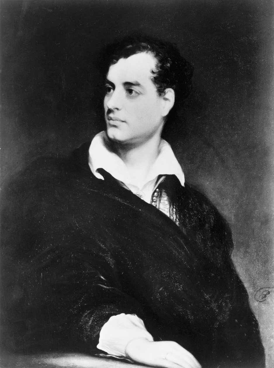 Lord Byron, englischer romantischer Dichter, 1814 von Thomas Phillips
