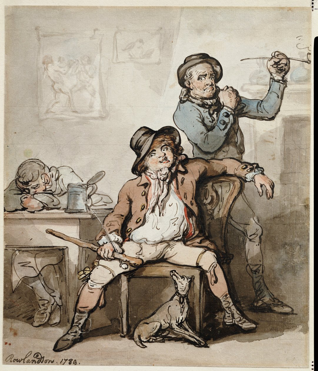Ein Paar Schurken, 1789 von Thomas Rowlandson