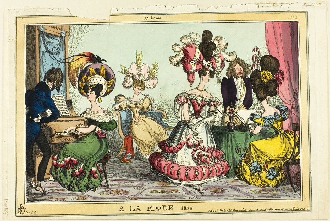 A La Mode von Thomas Rowlandson