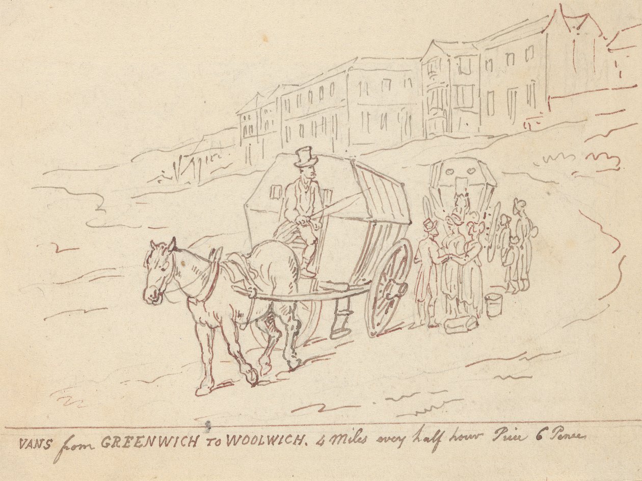Albumzeichnung von Thomas Rowlandson