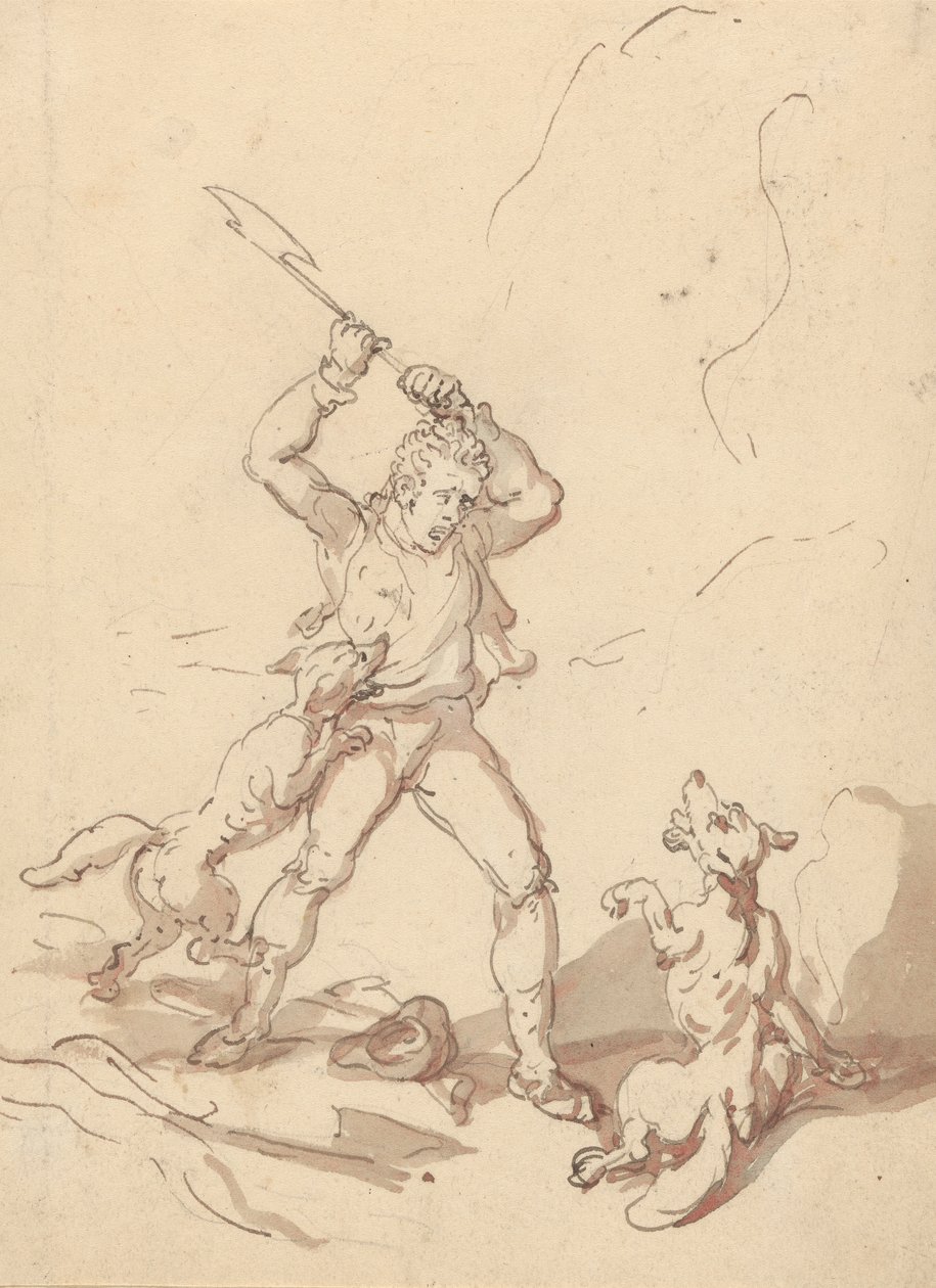 Albumzeichnung von Thomas Rowlandson