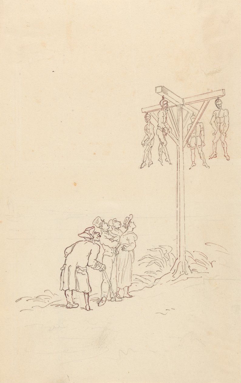 Albumzeichnung von Thomas Rowlandson