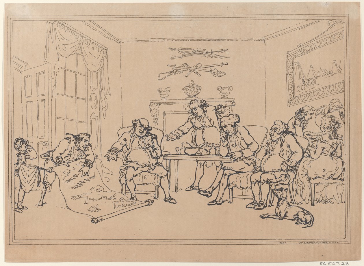 Armee, 5. November 1787 von Thomas Rowlandson