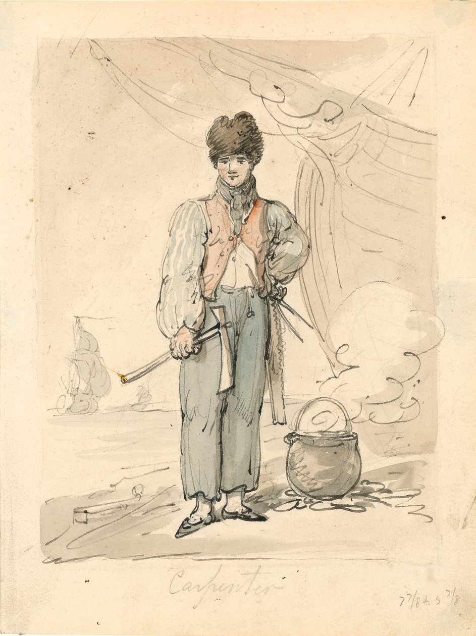 Zimmermann von Thomas Rowlandson