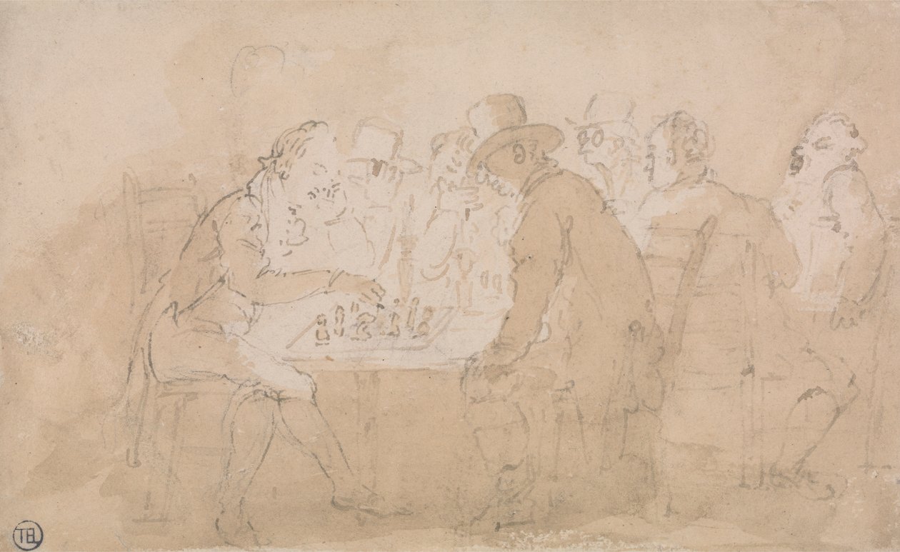 Schachspieler von Thomas Rowlandson