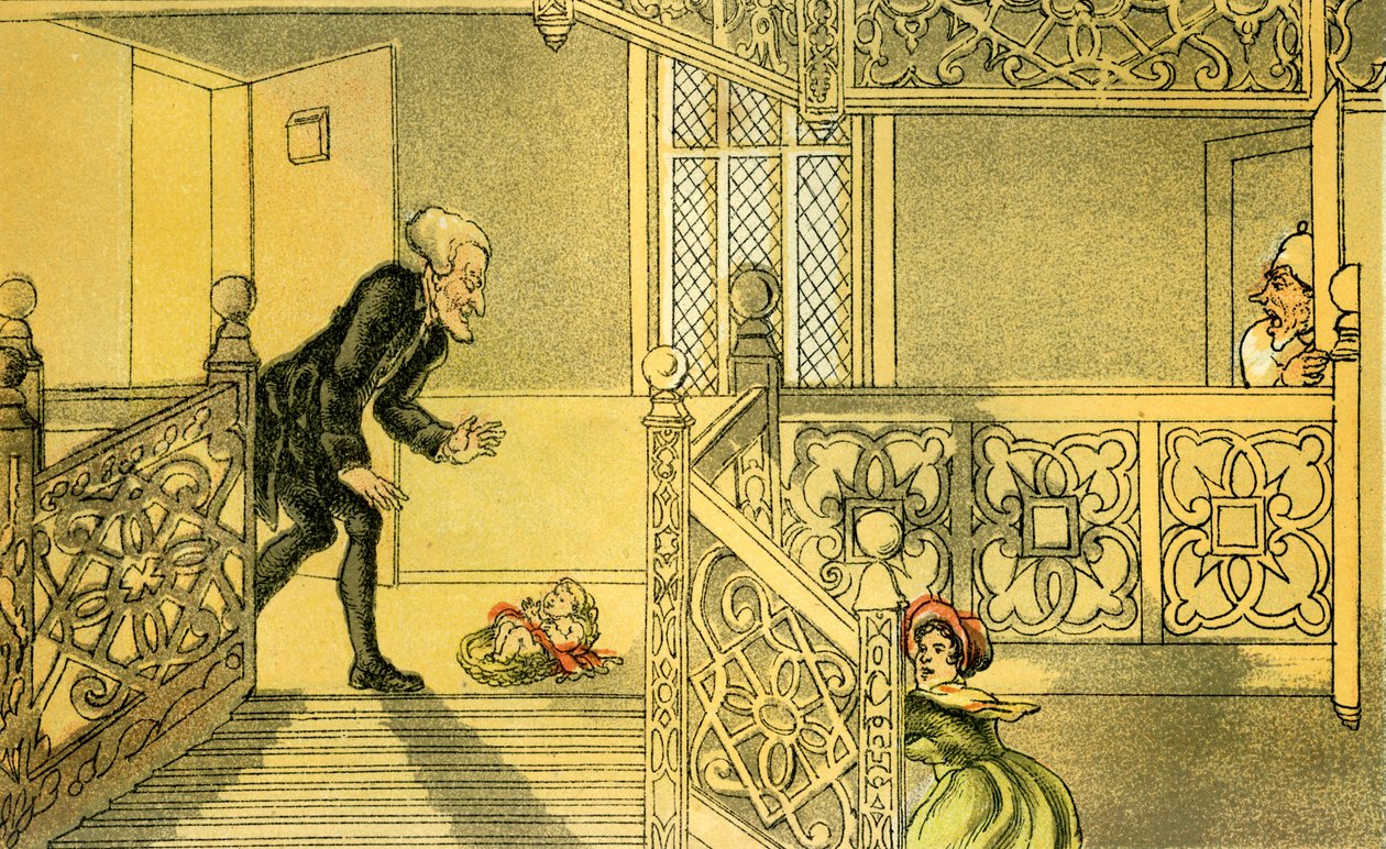 Dr. Syntax und das Findelkind von Thomas Rowlandson