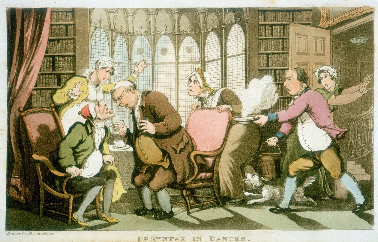 Dr. Syntax in Gefahr, 1820 von Thomas Rowlandson