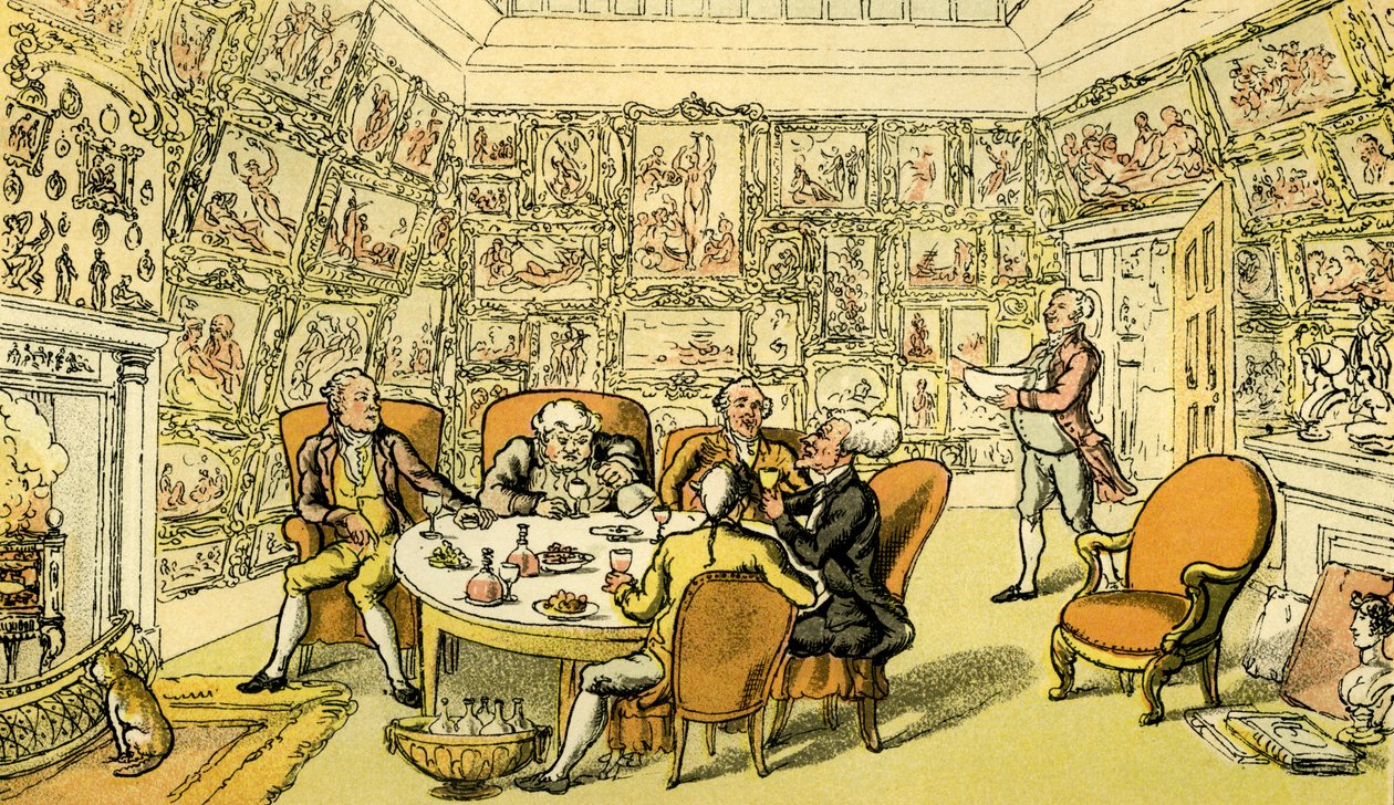 Dr. Syntax mit meinem Lord von Thomas Rowlandson