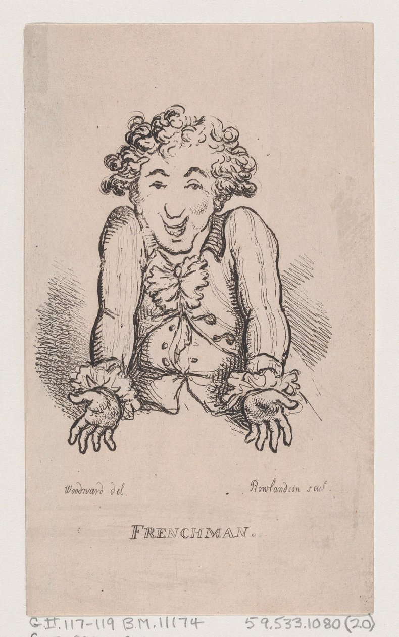 Franzose, April 1808 von Thomas Rowlandson