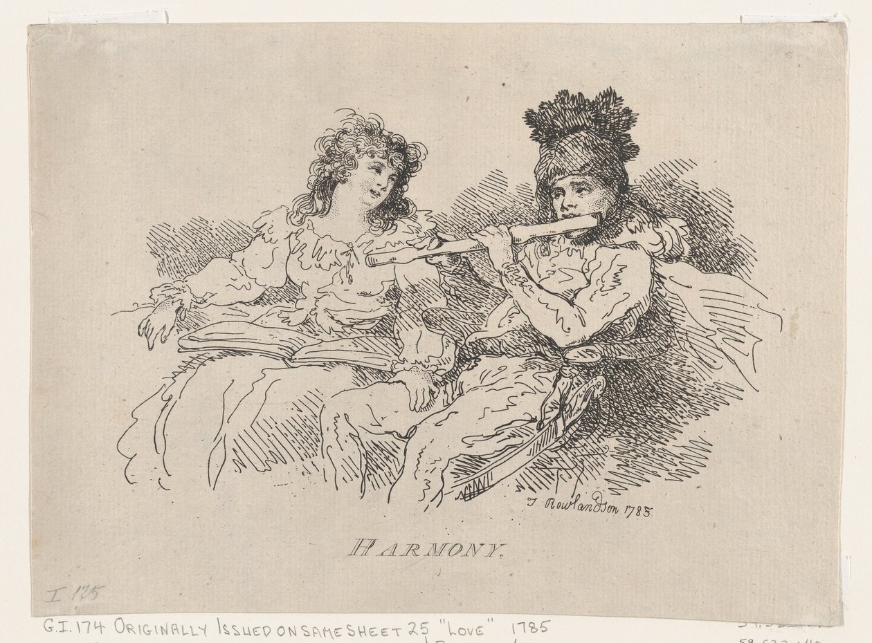 Harmonie, 12. August 1785 von Thomas Rowlandson