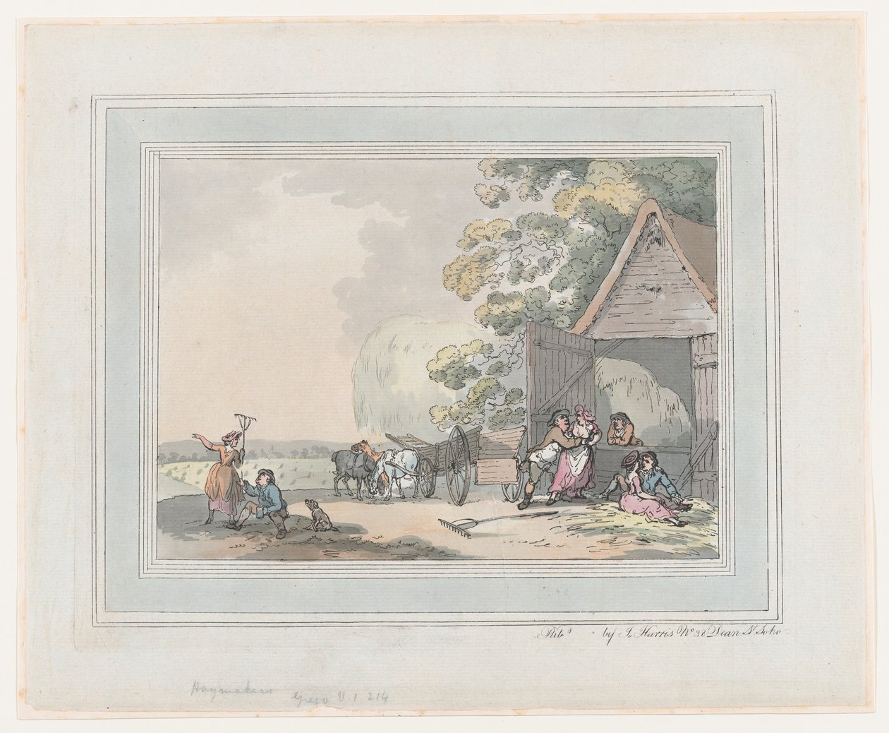 Heuarbeiter von Thomas Rowlandson