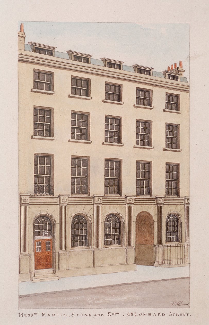Lombard Street, London von Thomas Rowlandson